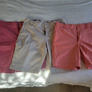 Lot of 3 Men's Shorts IZOD UNISON WALLIN